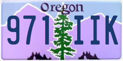 OR license plate 971IIK