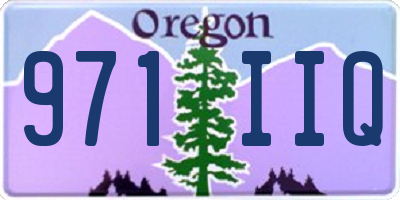 OR license plate 971IIQ