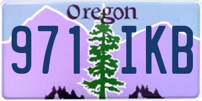 OR license plate 971IKB