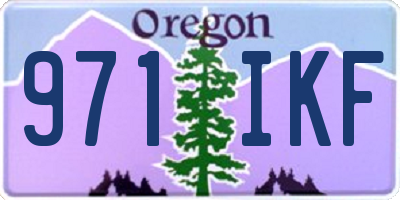 OR license plate 971IKF