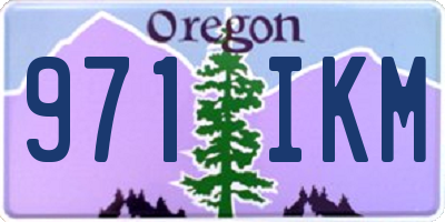 OR license plate 971IKM