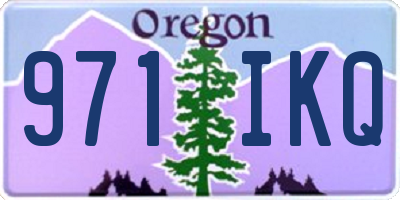 OR license plate 971IKQ
