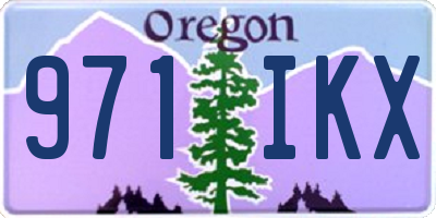 OR license plate 971IKX