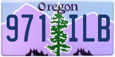 OR license plate 971ILB