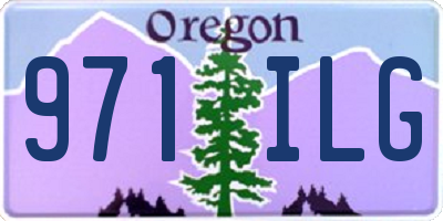 OR license plate 971ILG