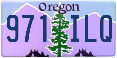 OR license plate 971ILQ