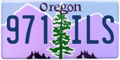 OR license plate 971ILS