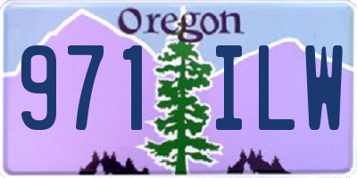 OR license plate 971ILW