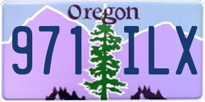 OR license plate 971ILX
