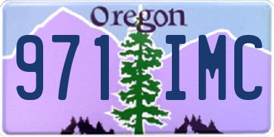 OR license plate 971IMC