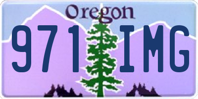 OR license plate 971IMG