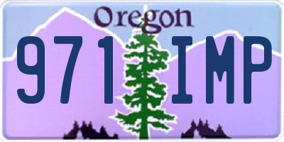 OR license plate 971IMP