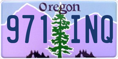 OR license plate 971INQ