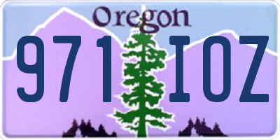 OR license plate 971IOZ