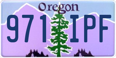 OR license plate 971IPF