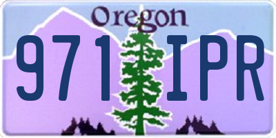 OR license plate 971IPR