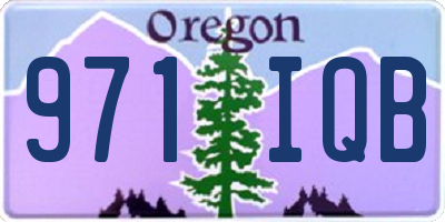 OR license plate 971IQB