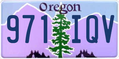OR license plate 971IQV