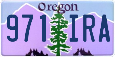 OR license plate 971IRA