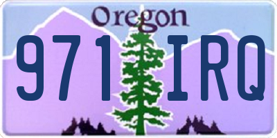 OR license plate 971IRQ