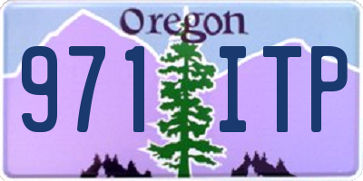 OR license plate 971ITP