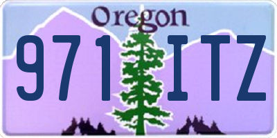OR license plate 971ITZ