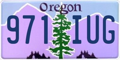 OR license plate 971IUG