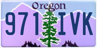 OR license plate 971IVK