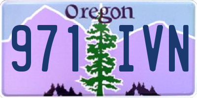 OR license plate 971IVN