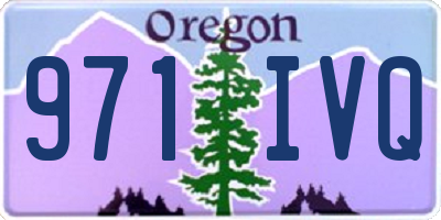 OR license plate 971IVQ