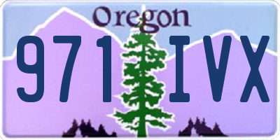 OR license plate 971IVX