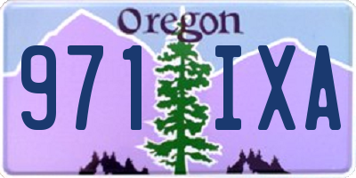OR license plate 971IXA