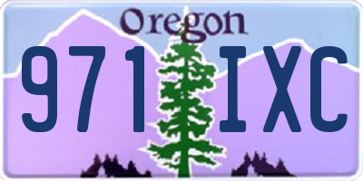 OR license plate 971IXC