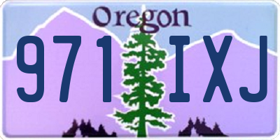 OR license plate 971IXJ