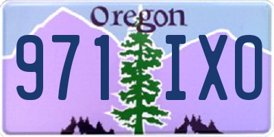 OR license plate 971IXO