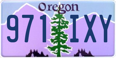 OR license plate 971IXY