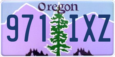 OR license plate 971IXZ