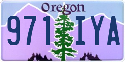 OR license plate 971IYA