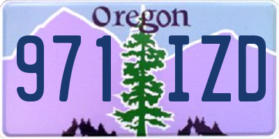 OR license plate 971IZD
