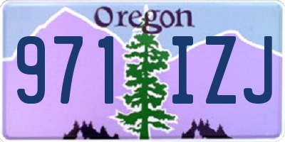 OR license plate 971IZJ