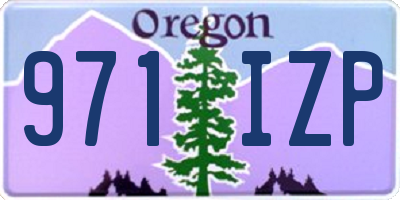 OR license plate 971IZP
