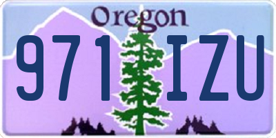 OR license plate 971IZU