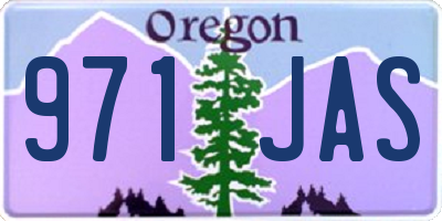OR license plate 971JAS