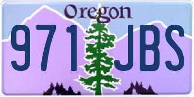 OR license plate 971JBS