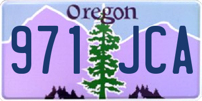 OR license plate 971JCA