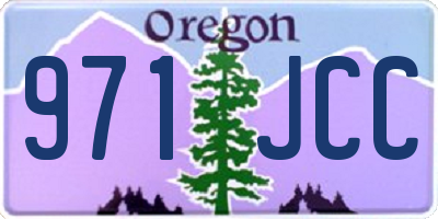 OR license plate 971JCC
