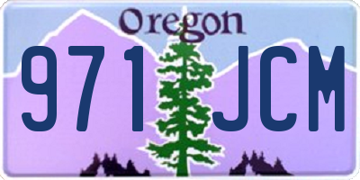 OR license plate 971JCM
