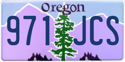 OR license plate 971JCS