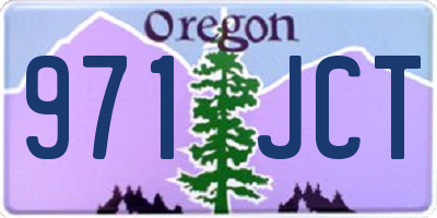 OR license plate 971JCT