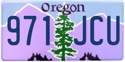 OR license plate 971JCU